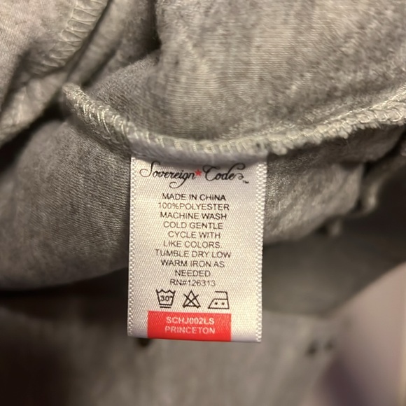 Sovereign Code Quilted Bomber Jacket in Heather Gray. Men’s Size M - Picture 6 of 6